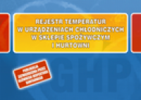Rejestr temperatur w urządzeniach chłodniczych w sklepie spożywczym i hurtowni