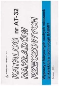 KNR nr AT-32 Wyprawy z fabrycznych suchych mieszanek tynkarskich w technologii BAUMIT