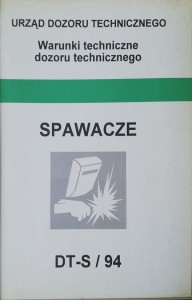 Spawacze DT-S/94. Warunki techniczne dozoru technicznego