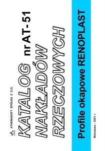 KNR nr AT-51 Profile okapowe Renoplast