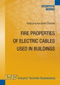 Fire properties of electric cables used in buildings - darmowy pdf