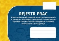 Rejestr prac, których wykonywanie powoduje konieczność pozostawania w kontakcie z substancjami chemicznymi, ich mieszaninami, czynnikami lub procesami technologicznymi o działaniu rakotwórczym lub mutagennym 