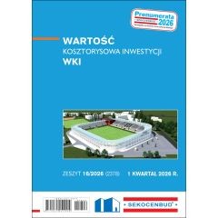  Wartość kosztorysowa inwestycji WKI 1/2026