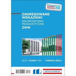 Zagregowane wskaźniki waloryzacyjne ZWW - 1 kwartał 2026