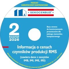 Informacje kwartalne RMS (IMB, IMI, IME, IRS, Sekocenbud.NET) 2 kw. 2026 CD 