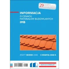 Informacja o cenach materiałów budowlanych IMB 3 kw 2026