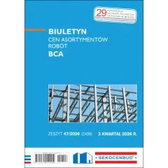  Biuletyn cen asortymentów robót BCA 3 kw. 2026