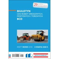 Biuletyn cen robót drogowych, mostowych i torowych BCD 3 kw. 2026 