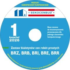 Biuletyny cen robót (BRZ, BRB, BRI, BRE, BRR) 2 kw. 2026 CD 