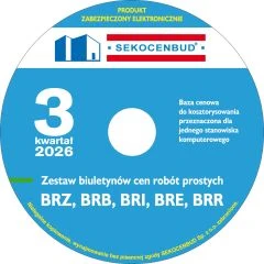 Biuletyny cen robót (BRZ, BRB, BRI, BRE, BRR) 3 kw. 2026 CD 