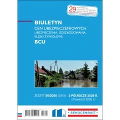 Biuletyn cen ubezpieczeniowych BCU 2 półrocze 2026