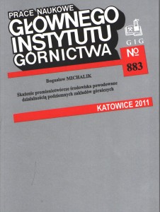 Skażenie promieniotwórcze środowiska powodowane działalnością podziemnych zakładów górniczych