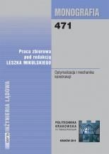OPTYMALIZACJA I MECHANIKA KONSTRUKCJI