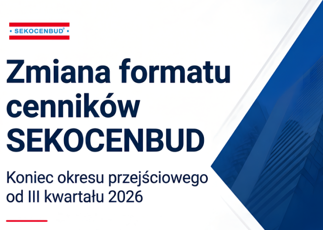 Ważny komunikat dla użytkowników baz cenowych wydawnictwa Sekocenbud !
